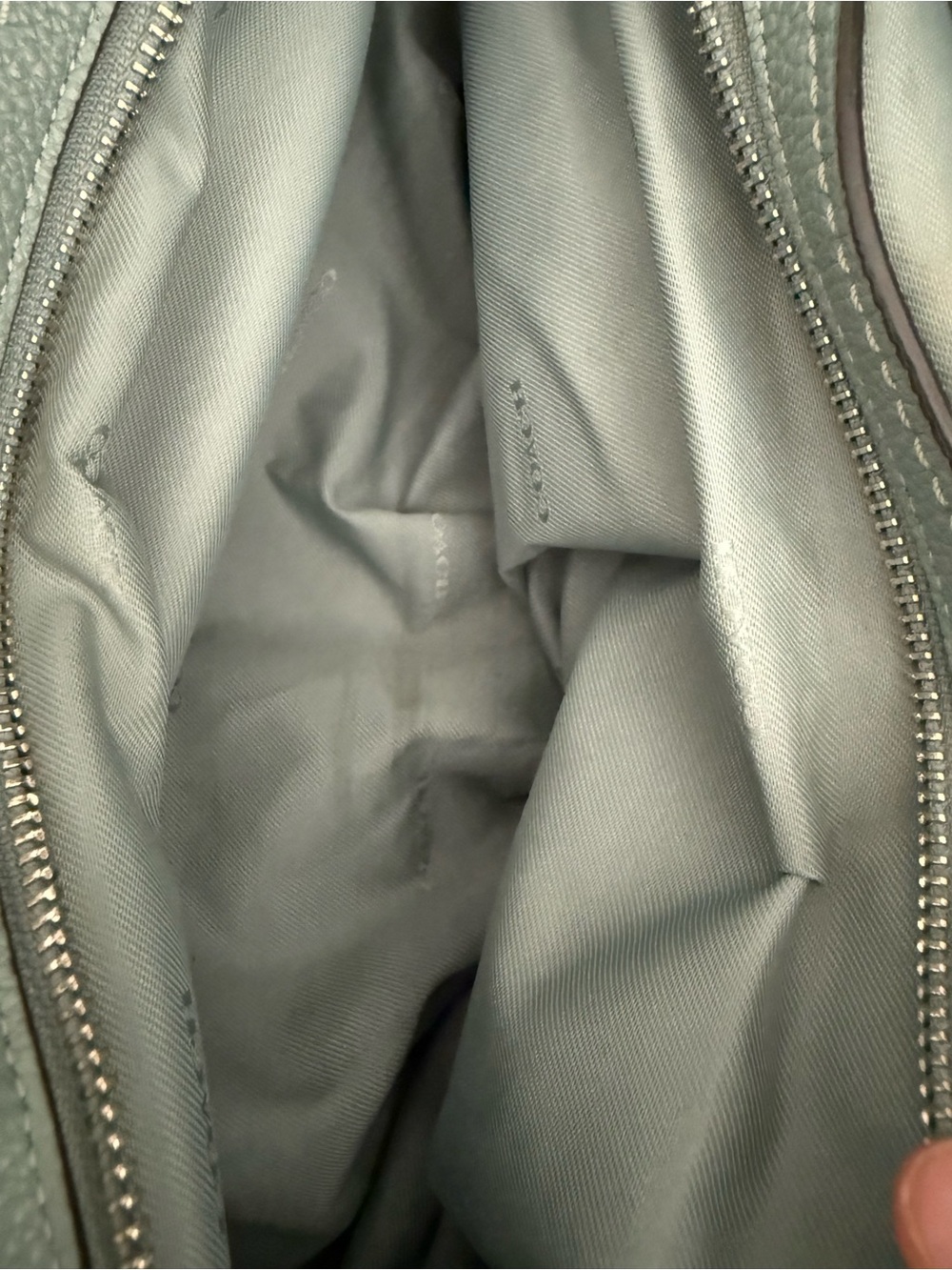 Coach Edie 31 Pebbled Leather Shoulder Bag - Picture 7 of 12
